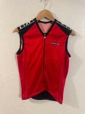 Assos of Switzerland Cycling Superlight Red & Black Sleeveless Vest